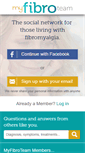 Mobile Screenshot of myfibroteam.com
